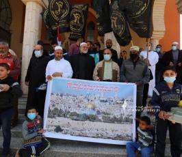 الجهاد الإسلامي في غزة تنظم وقفة اسنادية للمرابطين في المسجد الأقصى (4)
