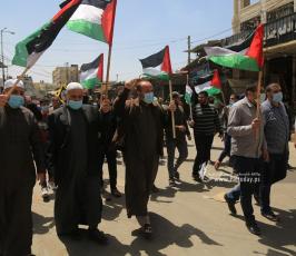 الجهاد الإسلامي في غزة تنظم وقفة اسنادية للمرابطين في المسجد الأقصى (4)