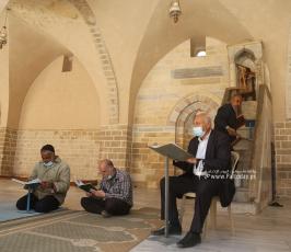 جلسات القرآن الكريم من المسجد العمرى الكبير بغزة فى اول يوم من شهر رمضان الكريم (3)