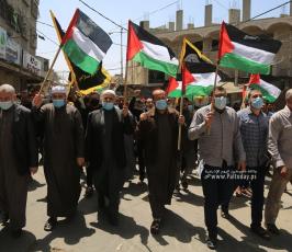 الجهاد الإسلامي في غزة تنظم وقفة اسنادية للمرابطين في المسجد الأقصى (7)