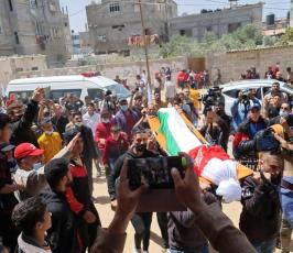 جثمان الطفل يوسف ابو جزر (7)