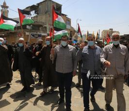 الجهاد الإسلامي في غزة تنظم وقفة اسنادية للمرابطين في المسجد الأقصى (5)