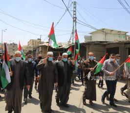 الجهاد الإسلامي في غزة تنظم وقفة اسنادية للمرابطين في المسجد الأقصى (2)