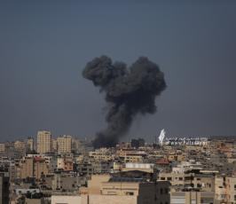 قصف جوى على غزة (4)
