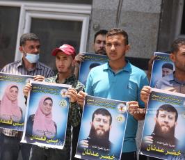 مهجة القدس تنظم وقفة دعم واسناد للشيخ خضر عدنان الذي اعتقلته قوات الاحتلال فجراً (5)