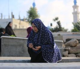مقابر وجهة الغزيين في عيد الفطر.. وحزن على شهداء العدوان (11)