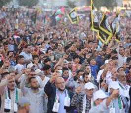  مهرجان سيف القدس.. واقترب الوعد على أرض ساحة السرايا (63)
