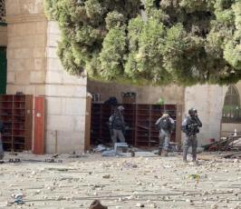 مواجهات عنيفة في المسجد الأقصى (12)