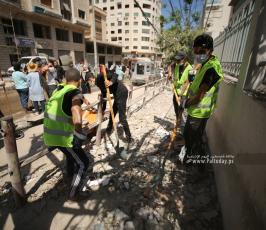 حملة حنعمرها لتنظيف مدينة غزة  (22)