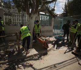  حملة حنعمرها لتنظيف مدينة غزة  (21)