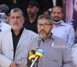 مهجة القدس تنظم وقفة دعم واسناد للشيخ خضر عدنان الذي اعتقلته قوات الاحتلال فجراً (17)