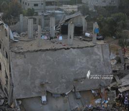 منازل المدمرة إثر القصف (6)