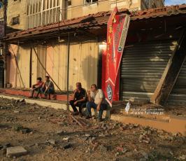 منازل المدمرة إثر القصف (8)