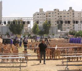 مهرجان سيف القدس بساحة السرايا (9)