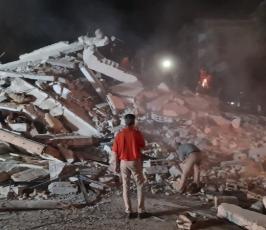 اثار قصف اسرائيلي على غزة  9