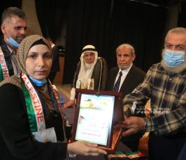 تكريم الجمهورية الاسلامية ايران عبر مؤسسة انصار الخيرية لأهالي شهداء معركة سيف القدس (31)