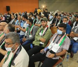 تكريم الجمهورية الاسلامية ايران عبر مؤسسة انصار الخيرية لأهالي شهداء معركة سيف القدس (8)
