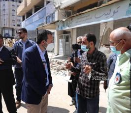 مدير عام الصليب الأحمر الدولي روبير مارديني إلى قطاع غزة اليوم للإطلاع على الوضع الإنساني عق ( (10)