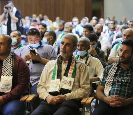 تكريم الجمهورية الاسلامية ايران عبر مؤسسة انصار الخيرية لأهالي شهداء معركة سيف القدس (21)
