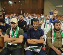 تكريم الجمهورية الاسلامية ايران عبر مؤسسة انصار الخيرية لأهالي شهداء معركة سيف القدس (6)