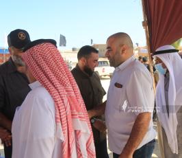 وفد من قيادة حركة المقاومة الإسلامية حماس والأجهزة الامنية  يزور مخيمات سيف القدس الجهادية  
