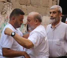 زيارة وتهنئة قيادة الجهاد الإسلامي وسرايا القدس لعوائل شهداء معركة سيف القدس بمناسبة عيد الاضحى المبارك (15)