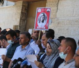 وقفة تضامنية مع الزميلة الأسير بشرى الطويل (2)