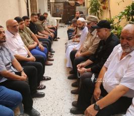زيارة وتهنئة قيادة الجهاد الإسلامي وسرايا القدس لعوائل شهداء معركة سيف القدس بمناسبة عيد الاضحى المبارك (26)
