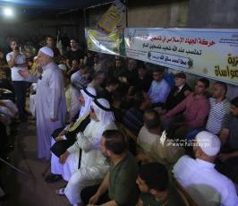 زيارة حرك الجهاد الاسلامي وسرايا القدس الى عائلة ساق الله (3)