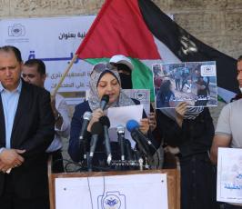 وقفة تضامنية مع الزميلة الأسير بشرى الطويل (4)
