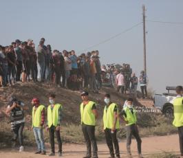 مسيرة حاشدة على حدود خانيونس جنوب قطاع غزة (3)