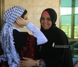 بالصورالطالبة منة الله مشعل حسن البطة الأولى على مستوى فلسطين القسم الأدبي بمعدل 99.7 %  من غزة (3)
