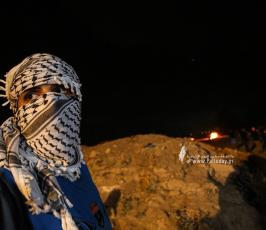 الإرباك الليلي على أرض مخيم العودة بمنطقة ملكة شرقي مدينة غزة رفضًا لاستمرار الحصار الإسرائيلي (10)