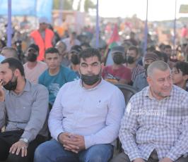 مسيرة حاشدة على حدود خانيونس جنوب قطاع غزة (2)