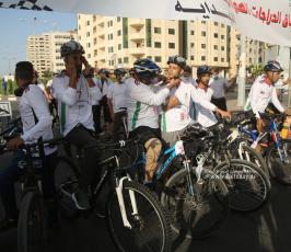 الصليب الأحمر ينظم سباق الدراجات الهوائية لأشخاص ذوي الاعاقة بعنوان معًا لكسر الحواجز (4)