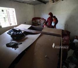 أضرارًا كبيرة في منازل وممتلكات المواطنين جراء القصف الإسرائيلي الليلة  (7)