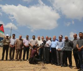 مؤتمر القوى والفصائل الفلسطينية أقيم شرق ملكة بغزة تعقيباً على العدوان الإسرائيلي على قطاع غزة (8)