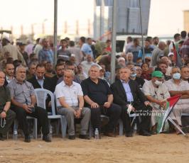 فصائل العمل الوطني والاسلامي تحيي الذكرى ال ٥٢ لحريق الاقصى  بمظاهرة جماهيرية حاشدة شرق مدينة غزة (20)