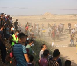 مسيرة حاشدة على حدود خانيونس جنوب قطاع غزة (10)