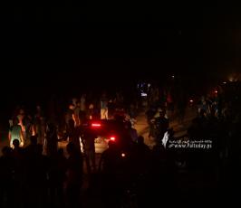فعاليات الإرباك الليلي على أرض مخيم العودة بمنطقة ملكة شرقي مدينة غزة رفضًا لاستمرار الحصار الإسرائيلي (8)