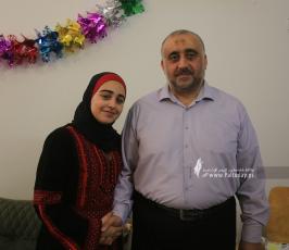 وفاء خالد سعيد فارس الأولى على مستوى فلسطي (3)