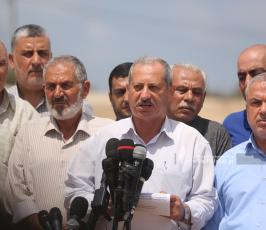 مؤتمر القوى والفصائل الفلسطينية أقيم شرق ملكة بغزة تعقيباً على العدوان الإسرائيلي على قطاع غزة (7)