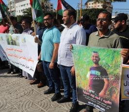 وقفة تضامن مع مخيم جنين (2)