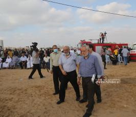 فصائل العمل الوطني والاسلامي تحيي الذكرى ال ٥٢ لحريق الاقصى  بمظاهرة جماهيرية حاشدة شرق مدينة غزة (6)