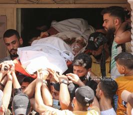 تُشيع جثمان الشهيد احمد صالح شمال قطاع غزة (21)