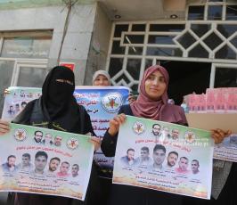 العمل النسائي في غزة توزع الحلوى على ابناء شعبنا ابتهاجًا  لعملية انتزاع الحرية من سجن جلبوع (9)