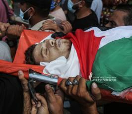 تُشيع جثمان الشهيد احمد صالح شمال قطاع غزة (10)