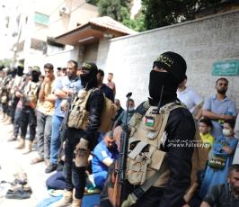 صلاة الجمعة أمام مقر الصليب الأحمر  تضامنًا مع الأسرى (6)
