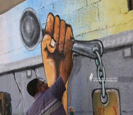 جدارية سجن جلبوع ونفق الحرية (23)