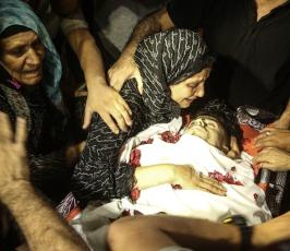 تُشيع جثمان الشهيد احمد صالح شمال قطاع غزة (16)